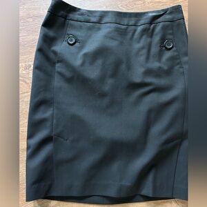 Black pencil skirt.